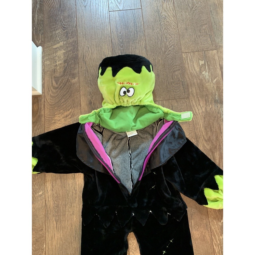 Plush Frankenstein Monster Child's Halloween Costume Size M, 3-5 Years? - Picture 4 of 11